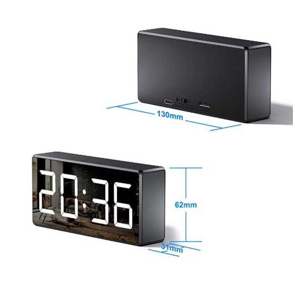 WIFI/IP часовник с камера 4К с нощно виждане /BK039/