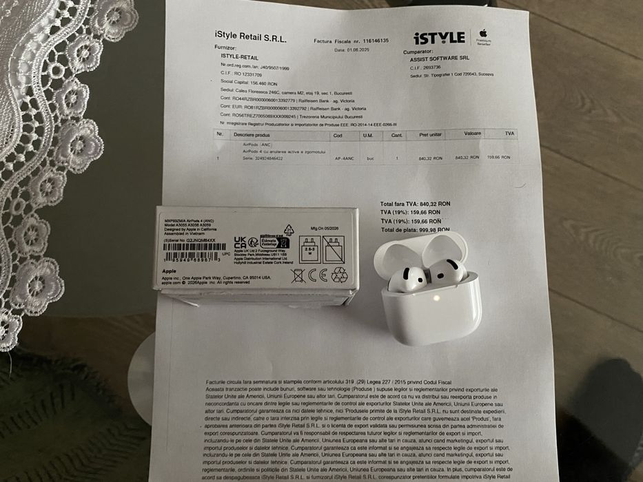Casti Airpods 4 ANC