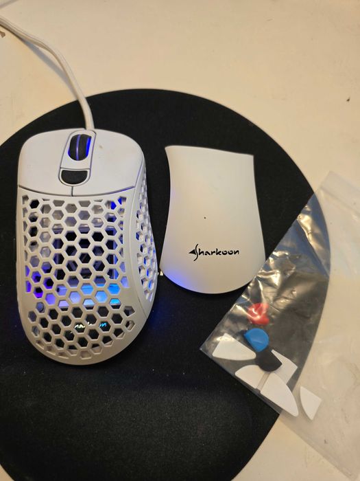 Mouse Sharkoon Light² 200 Ultra Lightweight Gaming Mouse , RGB, White