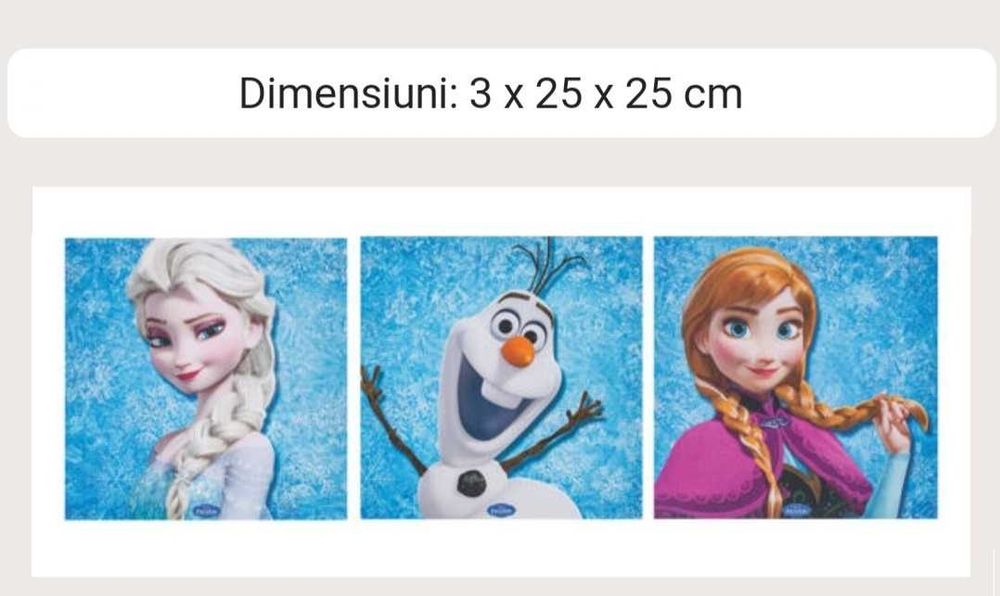 Tablou canvas Frozen Regatul de Gheata, nou, camera copii