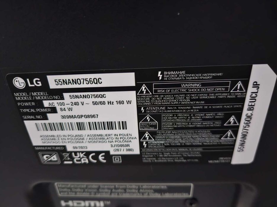 Smart Tv Lg Nanocell 138 Cm / Amanet Cashbook Galati