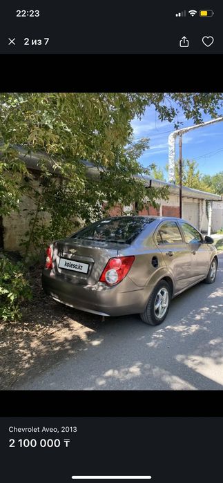 Chevrolet aveo 2013