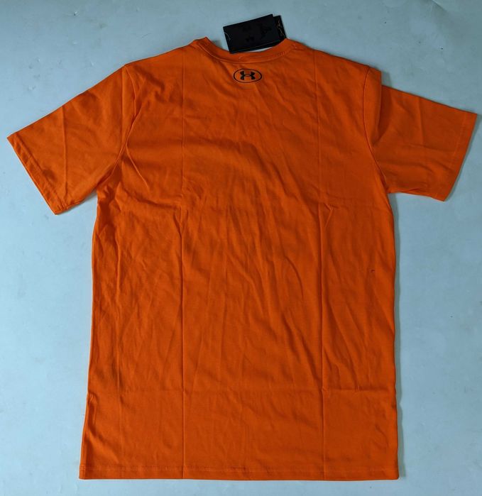 Under Armour Project Rock Bull Logo мъжка оранжева тениска от Сащ