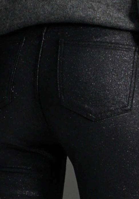 Дънки skinny цвят черен