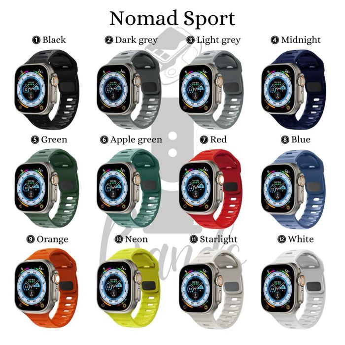 Силиконови каишки Nomad Sport за Apple Watch ULTRA/SE/11/10/9/8/7/6/5