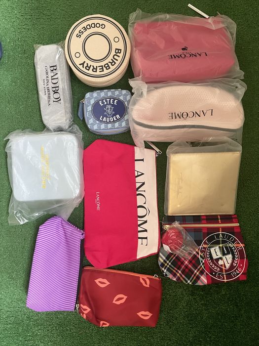 Dior,Lancome,Mugler beauty pouch