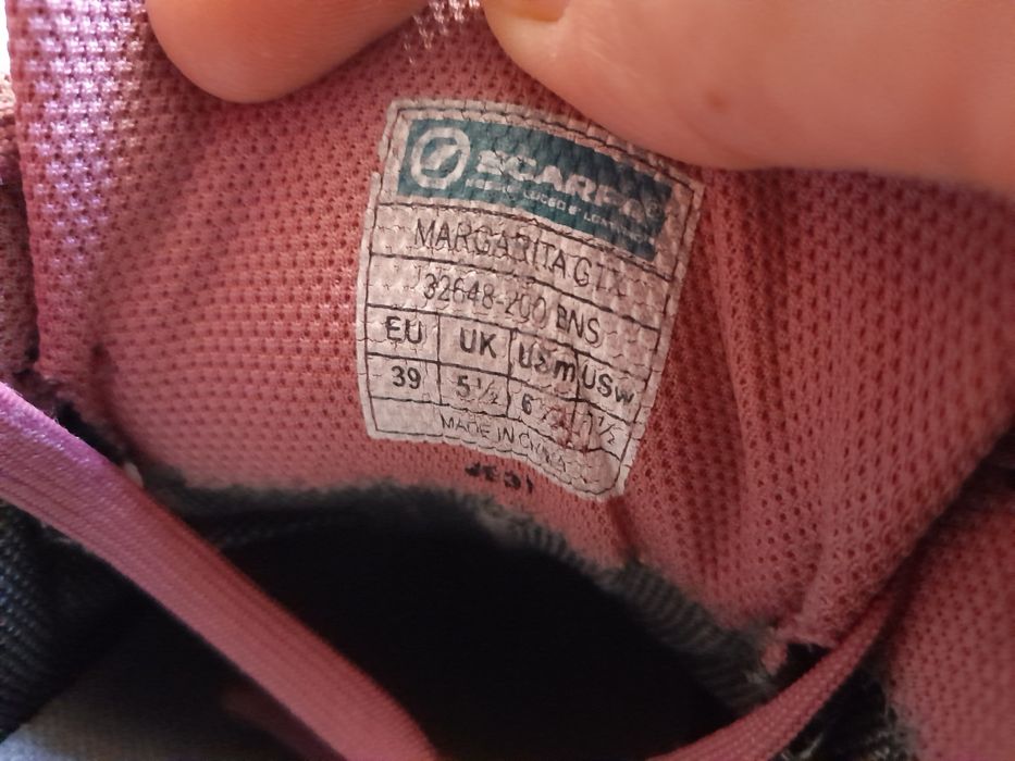 SCARPA Margarita  gore tex обувки 38- 39 номер.