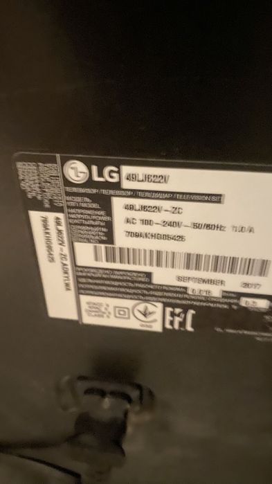 не рабочий телевизор от lg
