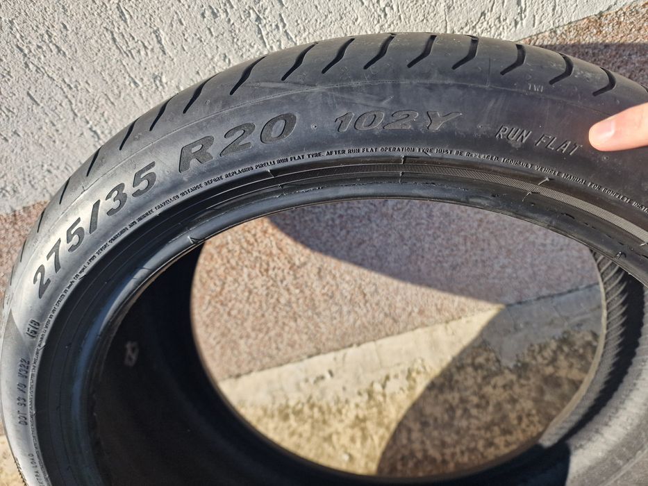 1 Avelopa vara Runflat 275/35 R20 R20 PIRELLI PZERO MOE - cu defect