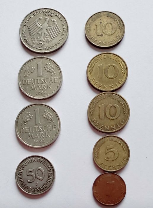 Монети от 5 държави