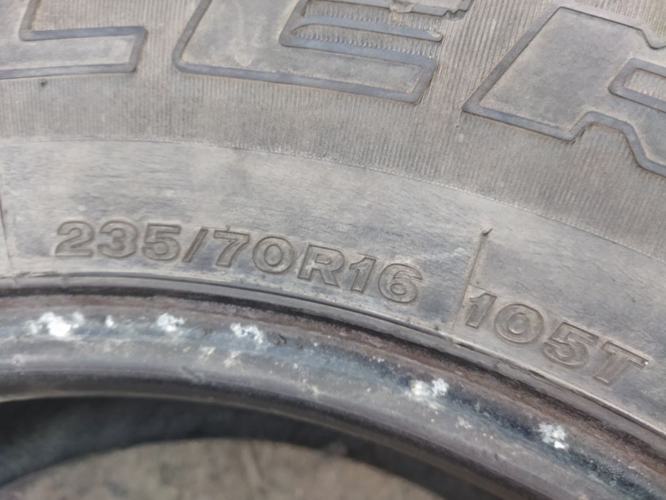 1 шина бриджстоун 235/70/16