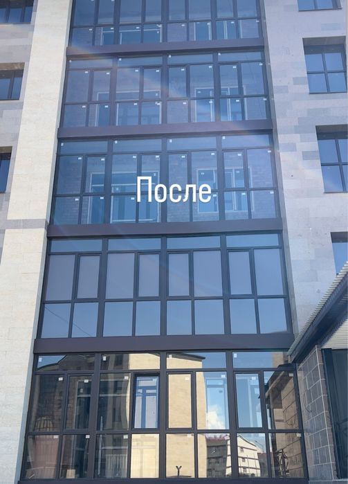 Тонировка окон, зданий