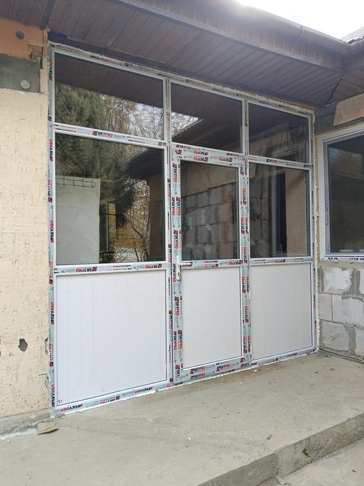 Пластиковые окна двери Есік терезе