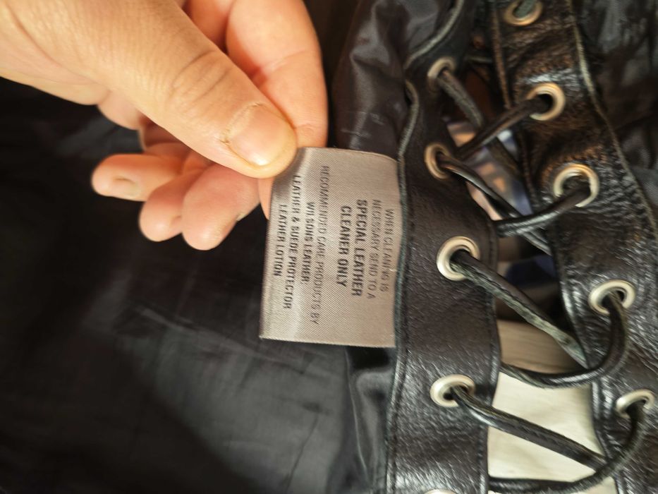 Кожен елек размер М