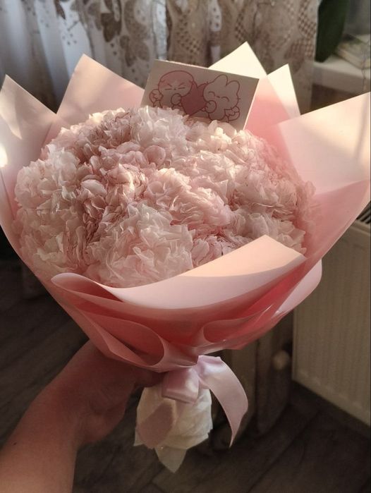 БУКЕТ ИЗ салфеток |пионы