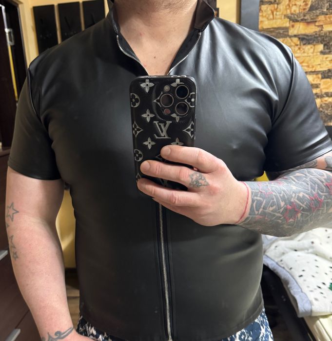 Cămașă Piele - Leather |Black| M