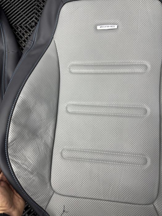 Оригинален Edition 1 Mercedes G580 EQ кожен салон седалки калъфи