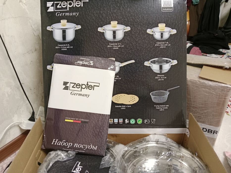Набор кастрюль фирмы zepter