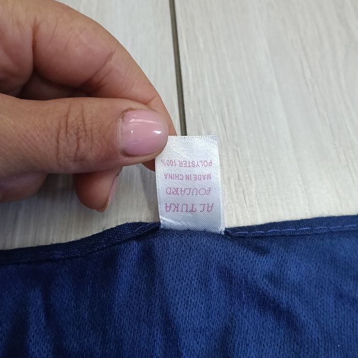 Eșarfă / Șal bleumarin inspirație Chanel cu motive florale și logo CC
