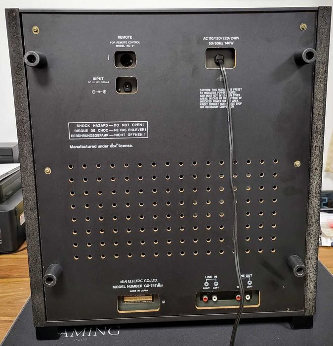 Akai GX 747 dbx - magnetofon stare excelenta!