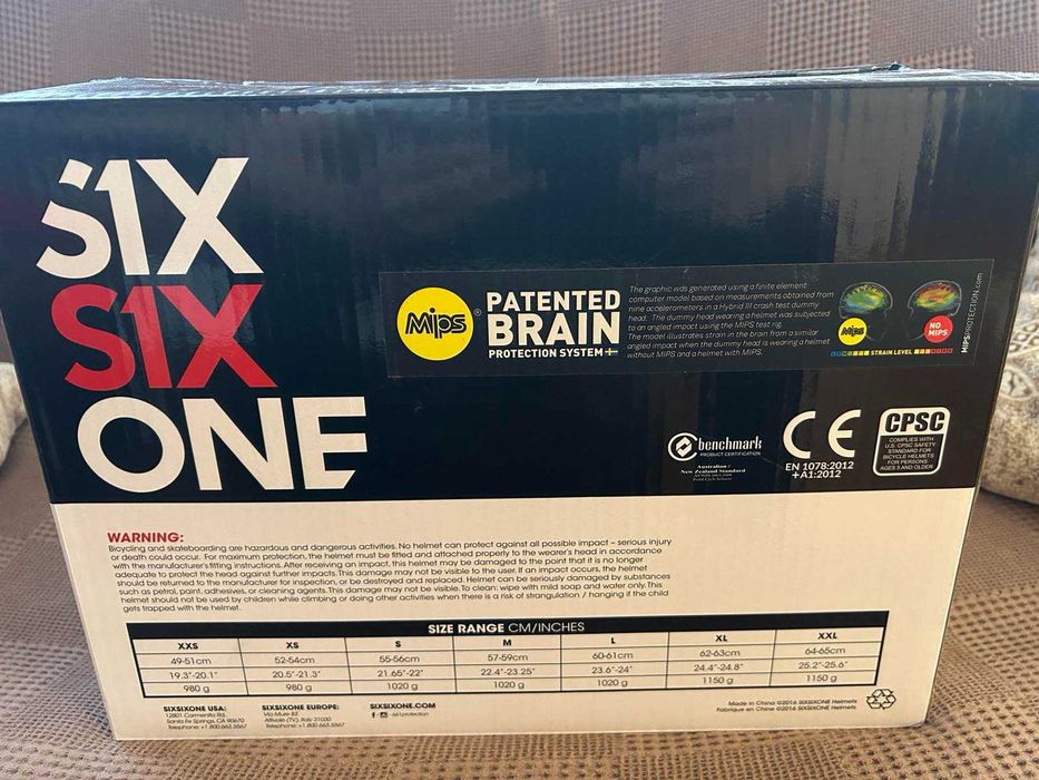 661 RESET MIPS GEO BLORANGE - Фул фейс каска