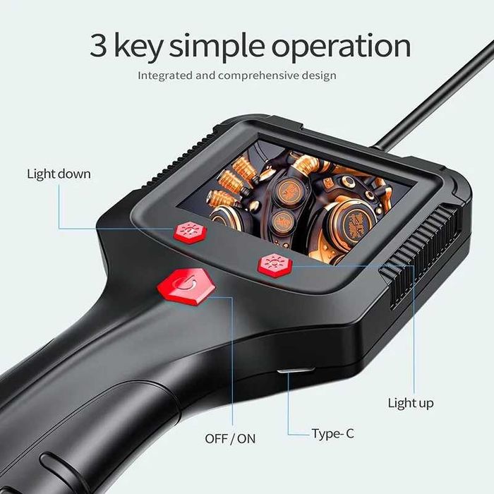 Endoscop profesional HD+acumulator