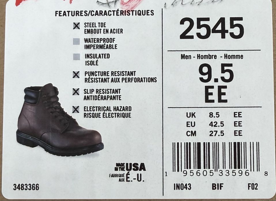 Летняя спец обувь Red Wing
