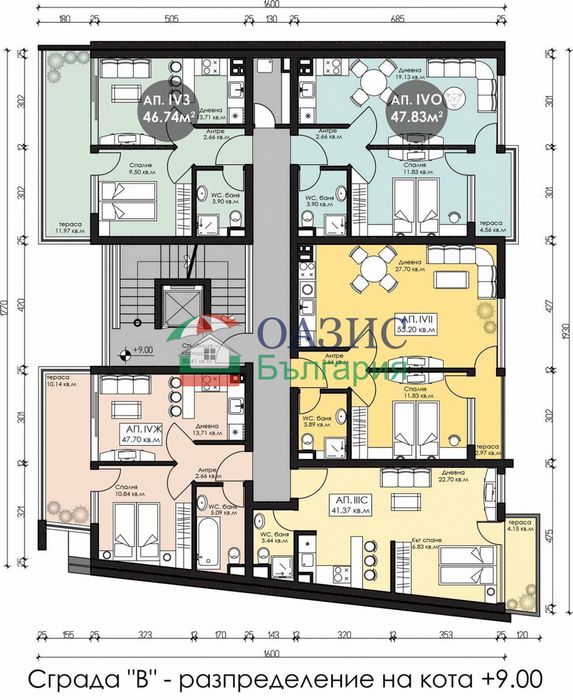 Апартамент с 1 спалня в комплекс Melia Florence в Несебър, България,