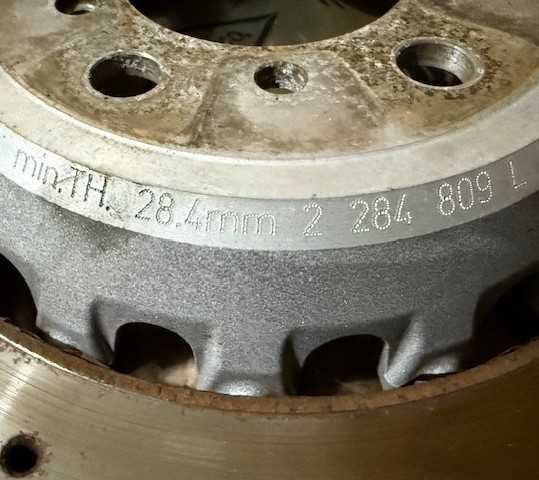 Pereche discuri frana fata ventilate BMW  m2 competition (09.2020)