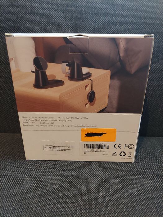 Безжична магнитна зарядна станция ICARERSPACE 3-в-1