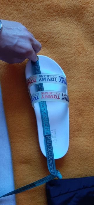 Slapi sandale tommy jeans hilfiger noi 40 41 26cm originali unisex