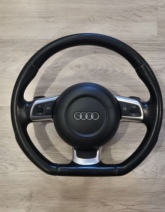 Volan tesit audi s3 8p tts a6 a4 airbag trim covrig padele