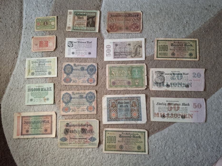 Немски стари банкноти - марки и други