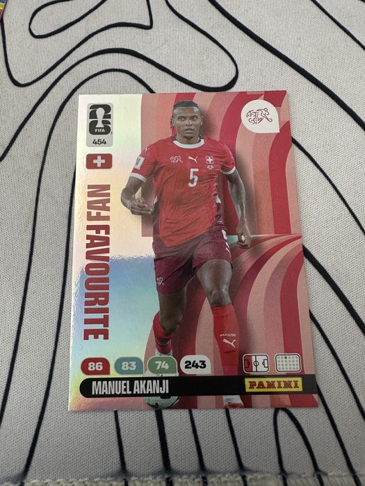 Panini trading cards Mbappe, Akanji, Rodri и още