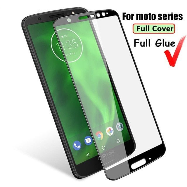 Folie sticla 9D FULL GLUE pt Motorola Moto G6 Play , G7 Play , G9 Play