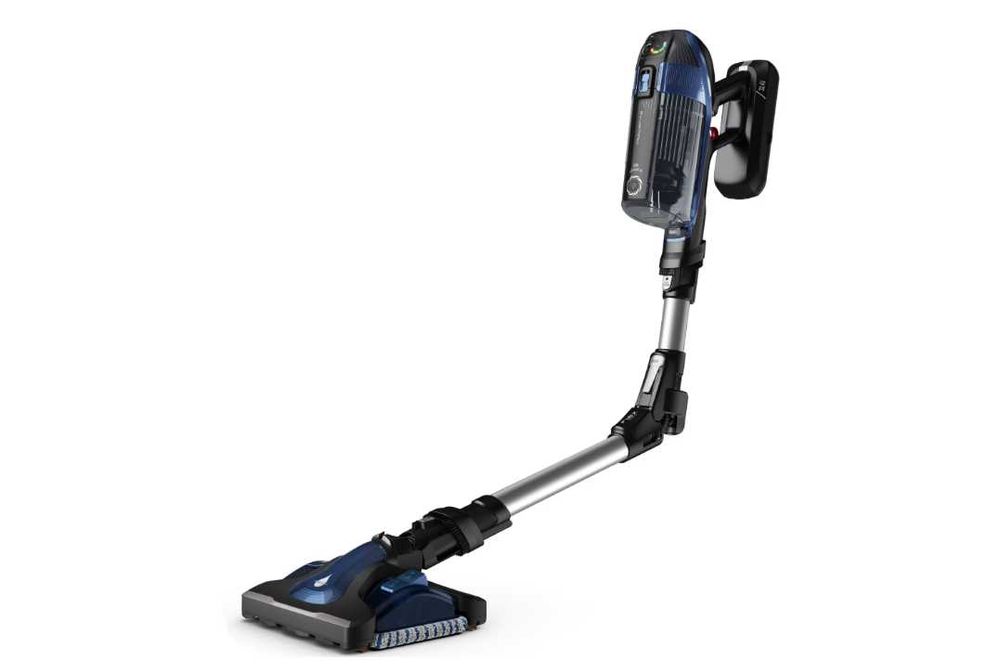Aspirator vertical fara fir Rowenta X-Force Flex 14.60 Aqua RH99C3WO cu mop, 480W, 32.4V, autonomie 70 min