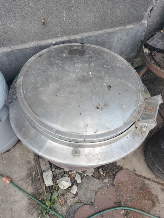 Cazan inox cuvă pereți dubli 100 litri
