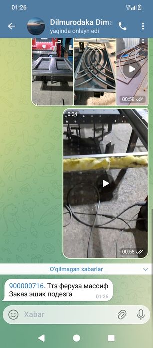 Temir eshik zakaz boycha barcha turdagi