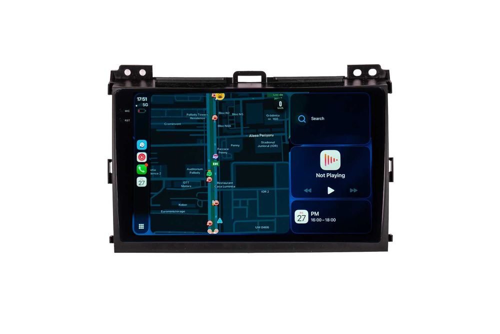 Navigatie Toyota Land Cruiser Android 14 , Carplay Android Auto + Camera Marsarier