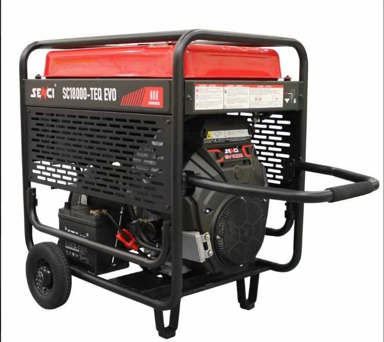 Бензинов генератор за ток SENCI SC18000TEQ EVO/ 17kW/ 230V/400V