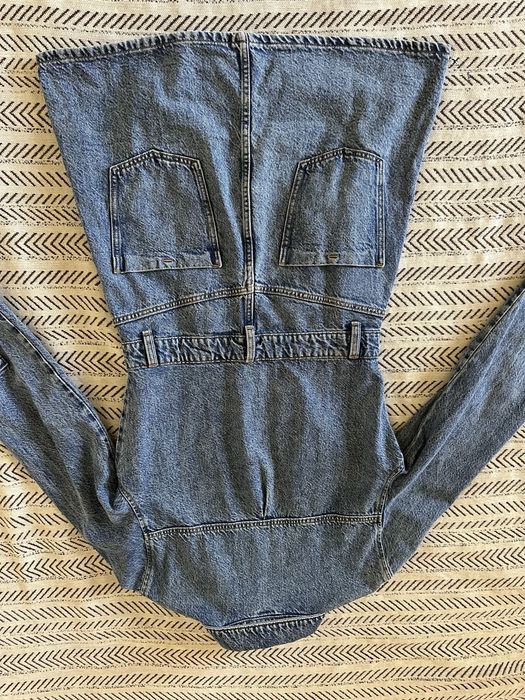 Платье ZARA из денима, размер S