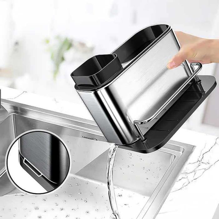 Дозатор за кухненска мивка, Сапунерка, Контейнер, кутия за гъба