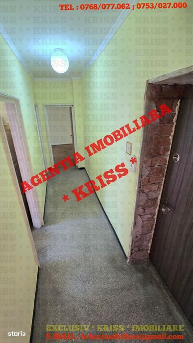 Apartament 2 Camere TRIVALE Cf. 1 Decomandat Etaj 1 Liber Boxă 56 Mp.