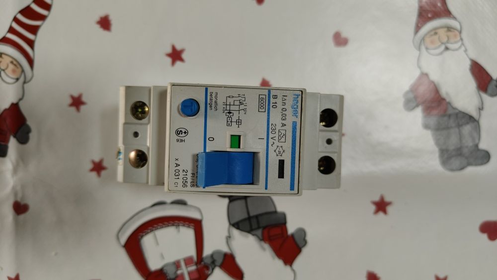 Siguranțe automate cu protecție diferențială (RCBO), Hager,