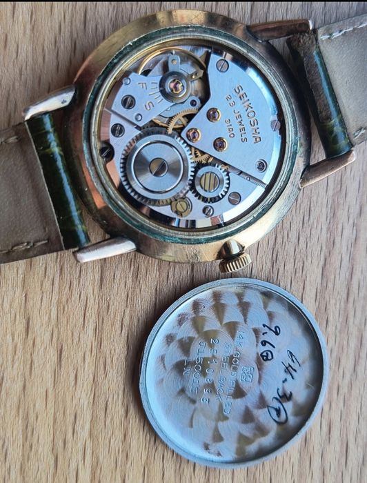 Seiko Liner 23 jewels 1962 original  Vintage pentru colectie  14 K