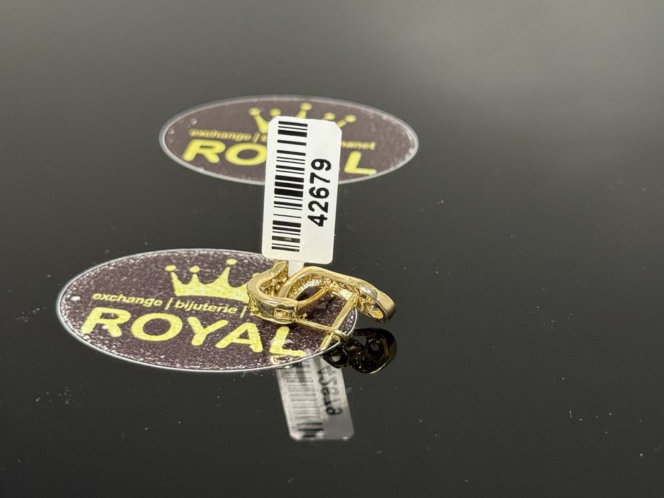 Bijuteria ROYAL : Cercei AUR 14K / 3.44 GR