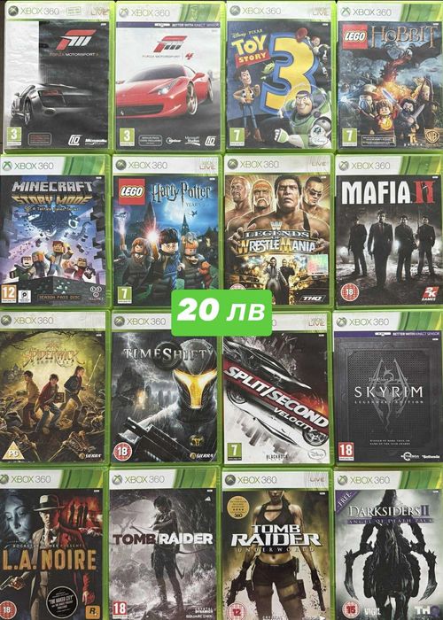 Хбокс 360 игри / GTA/ Need For Speed/ Red Dead Redemption/ Batman