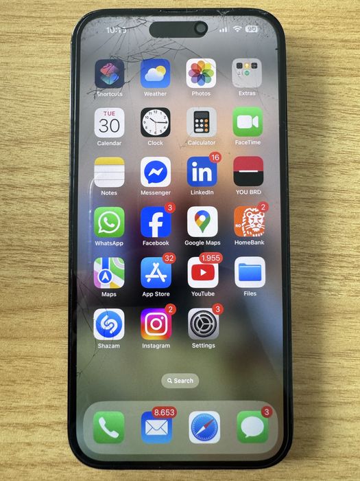 Vand iPhone 14 Pro Max, Black, 128 GB, Liber de retea, Foarte bun