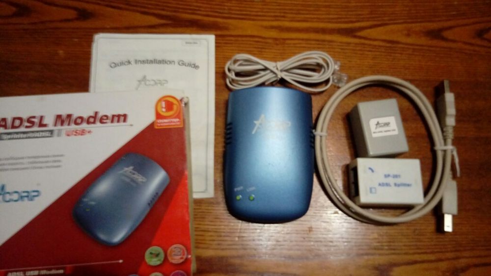 Продам модем проводной Adsl modem