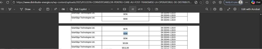 Invertor  - SolarEdge SE8K‑RW0TEBEN4 Trifazic - Agreat ANRE